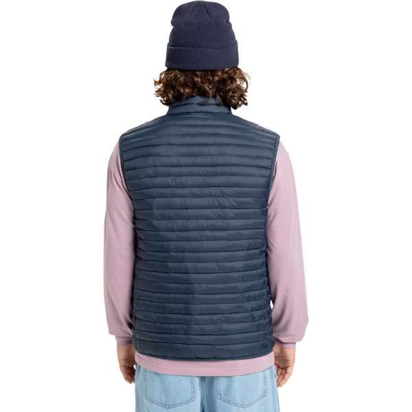 2026 Quiksilver Herre-jakke Med Skælmønster, ærmeløs, Insulator , Model EQYJK04191 - Dark Navy